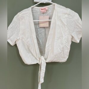 Showpo tie front top
